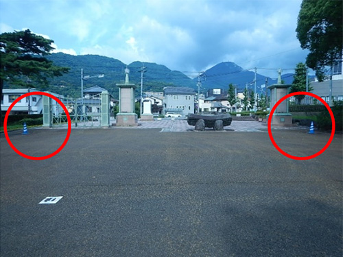 別府公園給水口の写真