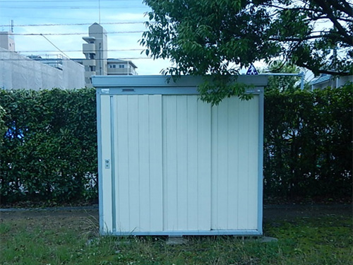 南石垣公園備品倉庫の写真
