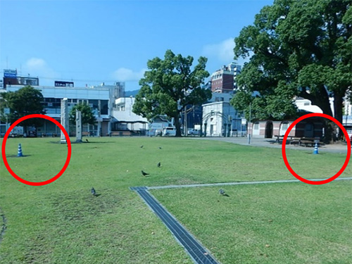 海門寺公園給水口の写真