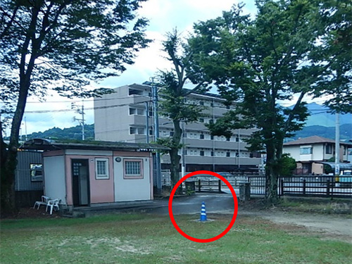 亀川浜田児童公園給水口の写真