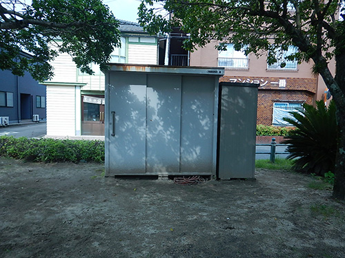 松原公園備品倉庫の写真