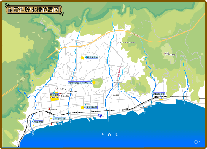 緊急遮断弁位置図