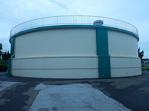 荘園配水池の写真