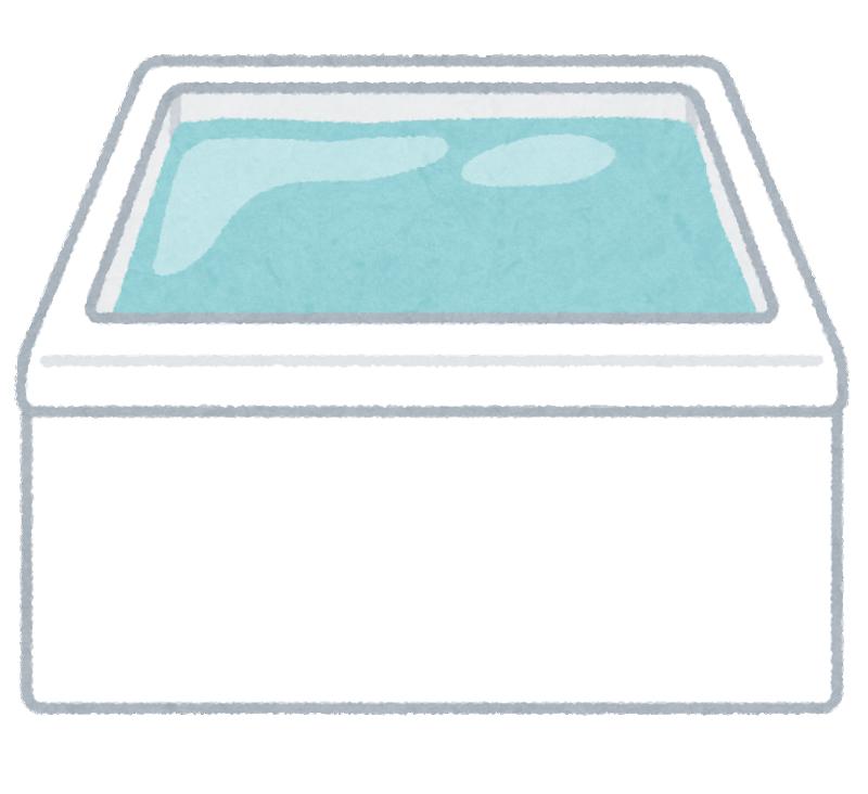 お風呂の水の有効活用の画像