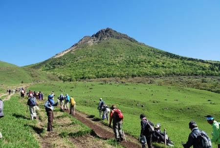 由布岳山開き祭の写真