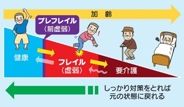 フレイル予防についての図