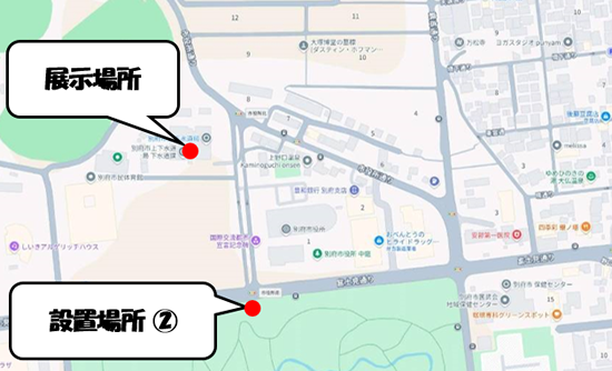 ②別府公園北門マップ