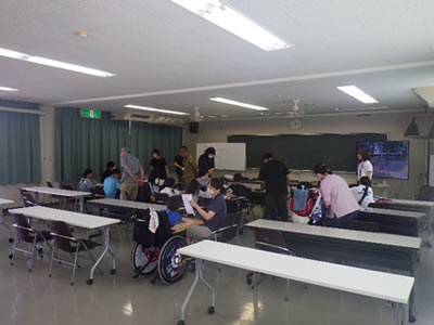 県立別府支援学校ワークショップ