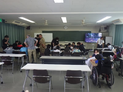 県立別府支援学校ワークショップ
