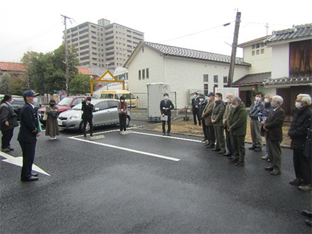 閉会式の写真