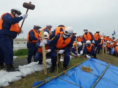 大分川・大野川総合水防演習の写真