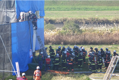令和5年度緊急消防援助隊九州ブロック合同訓練の写真