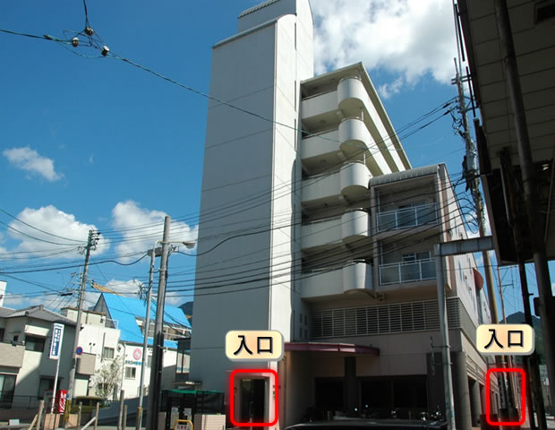 市営松原住宅の建物外観