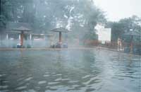 マリバヤ温泉の温泉プール