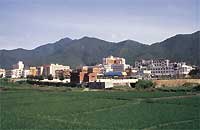 釜谷温泉の景観