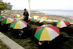 Beppu Beach Sand Bath photograph