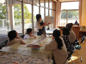 割り箸でお絵かき　写真
